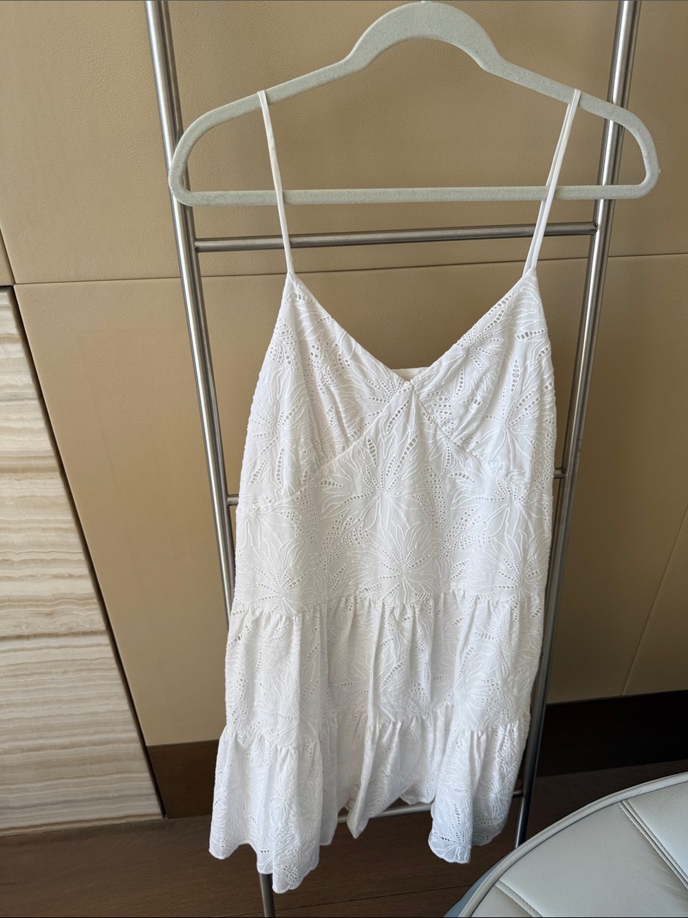Michael Kors White Midi Dress